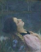 Charles-Amable Lenoir The Calm oil painting reproduction